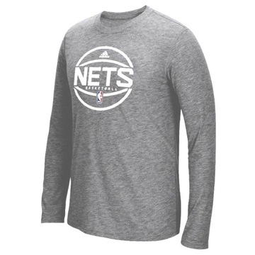 Футболка ADIDAS NBA BROOKLYN NETS с длинным рукавом, размер M
