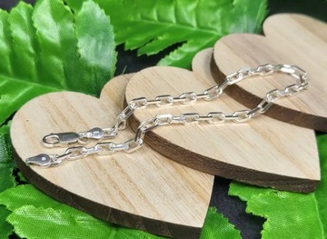 SREBRNA BRANSOLETKA ANKIER DELIKATNA P925 6,18G
