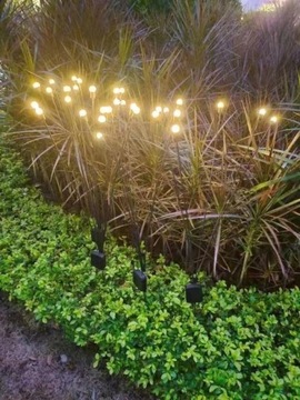 2 шаровых садовых светильника Firefly Swing 10LED на солнечных батареях