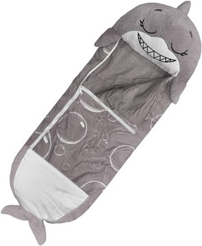 ДЕТСКИЙ СПАЛЬНЫЙ МЕШОК ПОДУШКА 2В1 HAPPY SHARK WRAP