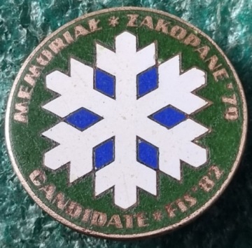 ODZNAKA FIS WORLD CUP ZAKOPANE 79 CANDIDATE FIS 82