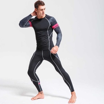 ТЕРМОАКТИВНАЯ ОДЕЖДА НАБОР ЛЕГГИНГИ RASHGUARD М