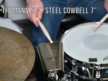 SB-7 Стальной колокол Cowbell Bell 7 '' с ручкой о пастухах.