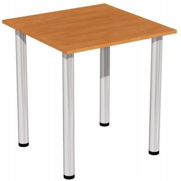 STÓŁ STOLIK DO SALONU KUCHNI POKOJU 70x70 RÓŻNE KOLORY NOGI CHROM SREBRNE