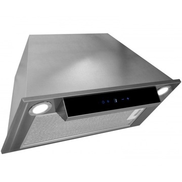 Okap kuchenny do zabudowy 700m3/h 44dB Toflesz LINEA 60 CZARNY SZKŁO LED