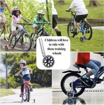 Kółka boczne do roweru Mehomei dla koła 16 