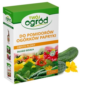 NAWÓZ DO OGÓRKÓW PAPRYKI POMIDORÓW 1KG BEZCHLORKOWY OBFITE PLONOWANIE