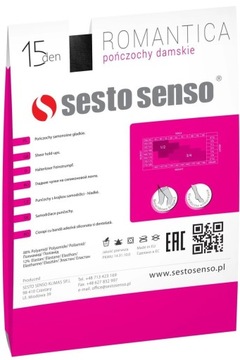 ЧУЛКИ САМООБРАБАТЫВАЮЩИЕСЯ ROMANTICA 15 ДЕН 3/4