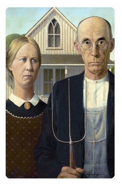 Magnes American Gothic Grant Wood