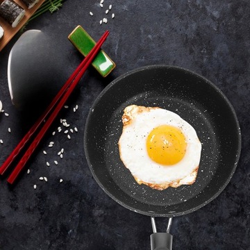 OKRĄGŁA PATELNIA DO SMAŻENIA Z POWŁOKĄ NIEPRZYWIERAJĄCĄ MINI KAMIEŃ MEDYCZNY Z POWŁOKĄ NIEPRZYWIERAJĄCĄ