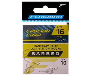 Haczyki kute Flagman Mantaray Crucian Carp nr18