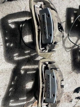 zacisk zaciski 63 amg 63amg tyl mercedes w216 w221