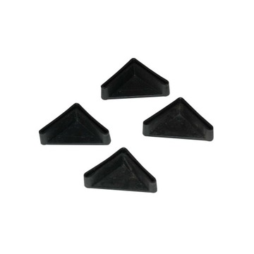 Stopki do systemu regałowego 40x40mm 4szt Metalkas