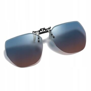 Fashion Rimless Retro Men's Clip Glasses Flip-up S