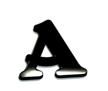 Litera 3D, Litery, Napisy, NAPIS ,PLEXI czarna połysk! Lux !