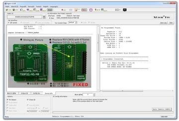Комплект адаптера ZIF NAND08 TSOP48 для TL866II