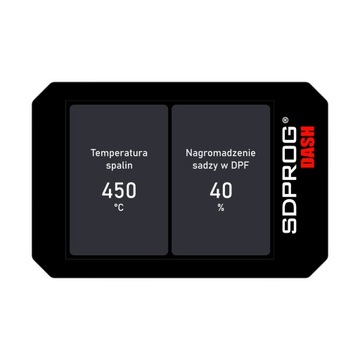 SDPROG DASH OBDII OBD2 Мониторинг DPF FAP GPF Turbo