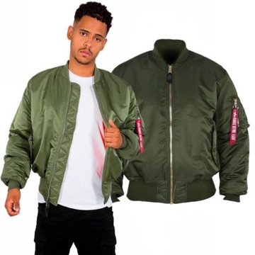 Kurtka Alpha Industries MA-1 100101 01 Zielona M