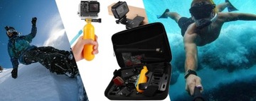 Набор 63W1 аксессуаров для камер GOPRO 12 11 10 9 8 7 6 HERO BLACK SJCAM DJI