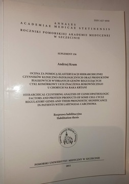 Ocena za pomocą klasteryzacji hierarchicznej czynników kliniczno-patologicz