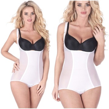 Orirose BODY mocno WYSZCZUPLAJĄCE modelujące brzuch talię PUSH-UP SIZE PLUS