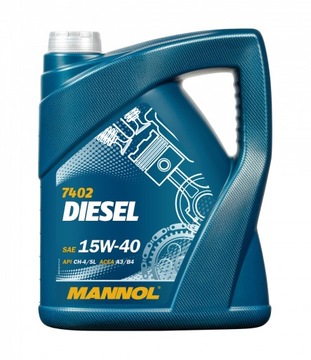 olej 15W40 MANNOL DIESEL 5L MINERALNY