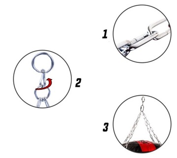 WOREK BOKSERSKI TRENINGOWY RING 130x45cm 45 KG