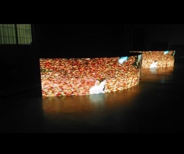 Спортивный ремешок, большой экран, светодиодный рекламный экран, для установки на открытом воздухе.