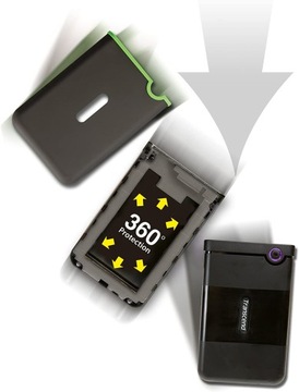 Dysk zewnętrzny HDD Transcend StoreJet 25M3S 1TB Szary