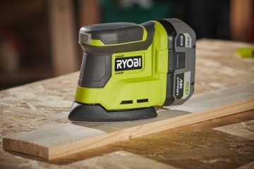 Эксцентриковая шлифовальная машина Ryobi RPS18-0 + аккумулятор 2,0 Ач + зарядное устройство + инструмент