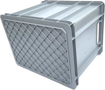 КОНТЕЙНЕР ДЛЯ ХРАНЕНИЯ 400х300х70 СЕРЫЙ