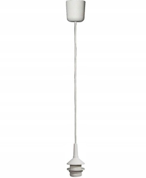z2 zawieszenie E27 lampa wisząca LOFT zawiesie kabel do klosza lampy BIAŁY