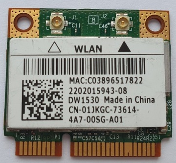 KARTA WIFI Broadcom DW 1530 01JKGC