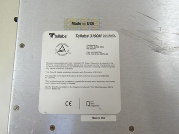 Улучшение качества голосовой связи Tellabs 3100M