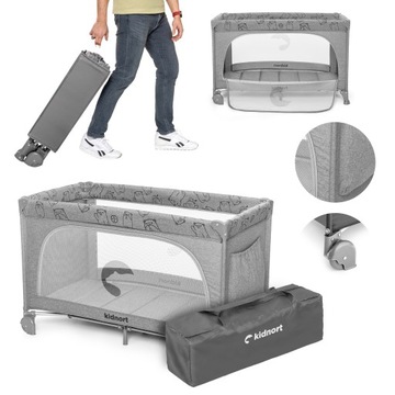 ŁÓŻECZKO TURYSTYCZNE DZIECIĘCE KOJEC TORBA TRANSPORTOWA SKŁADANE IHALIG