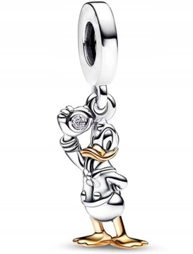 Charms Kaczor Donald Myszka srebro 925 Zawieszka