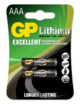 Bateria litowa GP FR03 AAA B2 1,5V LiFeS2