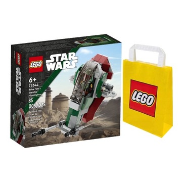 LEGO STAR WARS #75344 - Mikromyśliwiec kosmiczny Boby Fetta + Torba LEGO