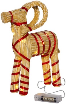 Szwedzka Dekoracja stojąca z LED HALM