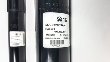 ЗАДНИЕ АМОРТИЗАТОРЫ VW GOLF VII 5Q0512009AH ORYG SET