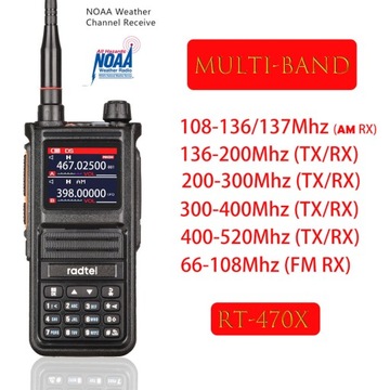 Радиолюбительские рации Radtel RT-470X Air Band AM RX