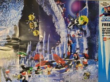 UNIKAT Lego System Ice Planet 2002 Space plakat broszura 1993