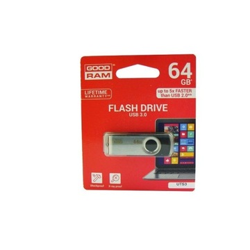 Флэш-накопитель GOODRAM UTS3 64 ГБ, USB 3.0, память