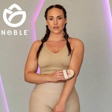 Три щетки для сухого массажа для тела, бюста и лица, большой набор Noble