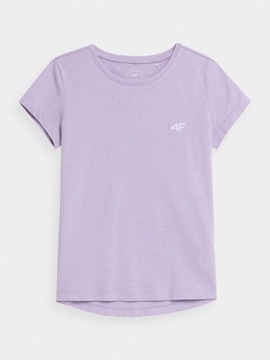 ФУТБОЛКА ДЛЯ ДЕВОЧЕК 4F ХЛОПКОВАЯ ФУТБОЛКА 128