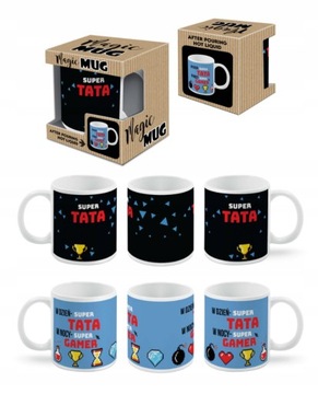 Magiczny kubek ceramiczny z okazji dnia TATY super tata DZIEŃ OJCA