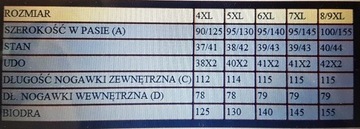 DRESOWE DUŻY ROZMIAR pas155c POPIEL ściągacz 8/9XL