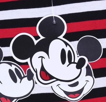 Czarna bluzka w paski Myszka Mickey DISNEY M