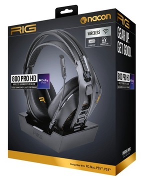 NACON RIG PC / PS4 / PS5 Słuchawki bezprzewodowe