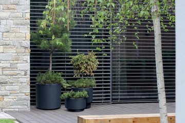 HEOS ЦВЕТОЧНЫЙ ГОРШОК КРЫШКА, СВЕТЛО-СЕРЫЙ, 30 СМ